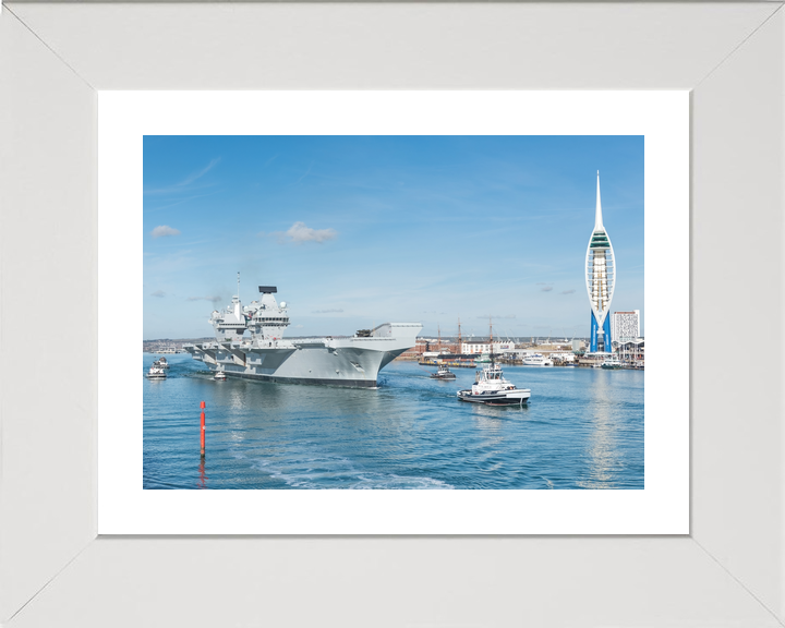 HMS Queen Elizabeth R08 Queen Elizabeth Class Aircraft Carrier October 2017 Photo Print - Posters, Prints, & Visual Artwork - by Hampshire Prints (image 4 of 9)