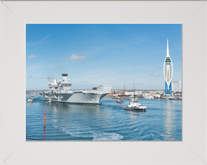 HMS Queen Elizabeth R08 Queen Elizabeth Class Aircraft Carrier October 2017 Photo Print - Posters, Prints, & Visual Artwork - by Hampshire Prints (image 5 of 9)