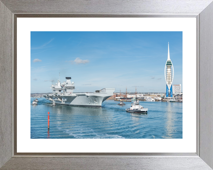 HMS Queen Elizabeth R08 Queen Elizabeth Class Aircraft Carrier October 2017 Photo Print - Posters, Prints, & Visual Artwork - by Hampshire Prints (image 6 of 9)