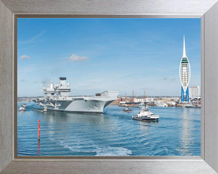 HMS Queen Elizabeth R08 Queen Elizabeth Class Aircraft Carrier October 2017 Photo Print - Posters, Prints, & Visual Artwork - by Hampshire Prints (image 7 of 9)
