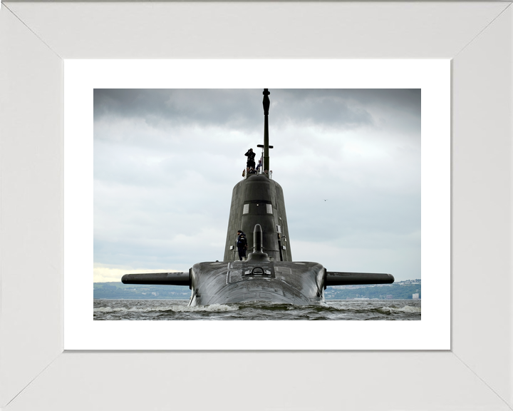 HMS Artful S121 Astute Class Submarine 2010 Bow View