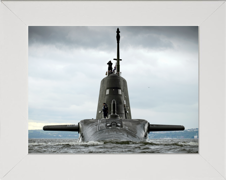 HMS Artful S121 Astute Class Submarine 2010 Bow View