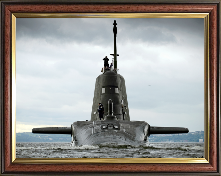 HMS Artful S121 Astute Class Submarine 2010 Bow View