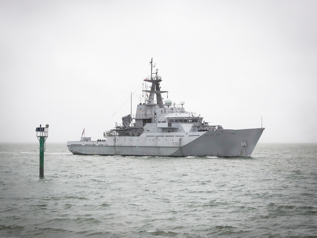 HMS Severn P282 River Class Patrol Vessel October 2017 Photo Print - Posters, Prints, & Visual Artwork - by Hampshire Prints (image 1 of 9)
