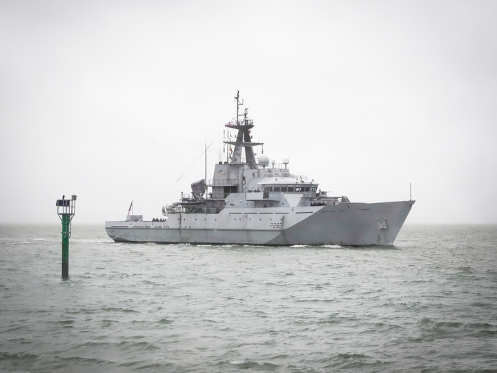 HMS Severn P282 River Class Patrol Vessel October 2017 Photo Print - Posters, Prints, & Visual Artwork - by Hampshire Prints (image 1 of 9)