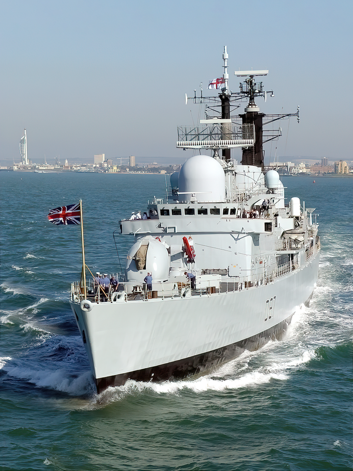 HMS Newcastle D87 Type 42 Destroyer September 2004 Photo Print - Posters, Prints, & Visual Artwork - by Hampshire Prints (image 1 of 9)