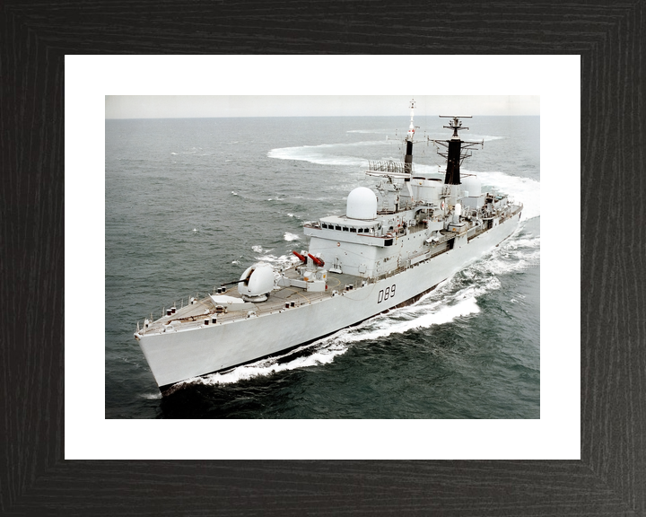 HMS Exeter (D89) Royal Navy Type 42 Destroyer Making Turns Photo Print Wall Art Decor - Posters, Prints, & Visual Artwork - by Hampshire Prints (image 2 of 9)