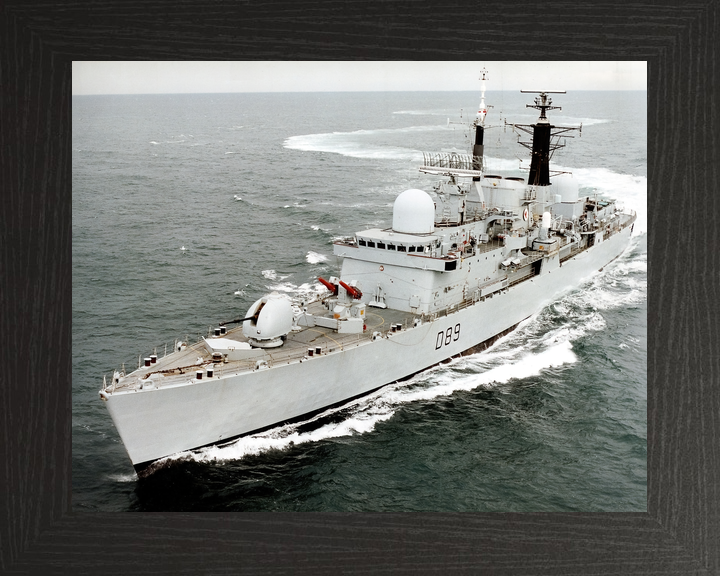 HMS Exeter (D89) Royal Navy Type 42 Destroyer Making Turns Photo Print Wall Art Decor - Posters, Prints, & Visual Artwork - by Hampshire Prints (image 3 of 9)