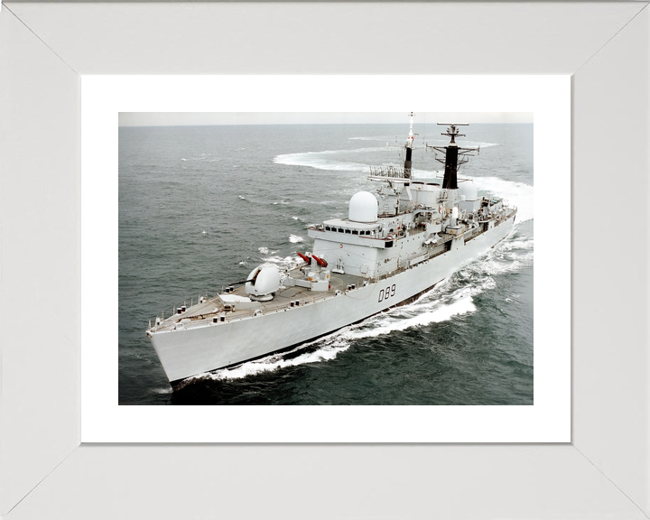 HMS Exeter (D89) Royal Navy Type 42 Destroyer Making Turns Photo Print Wall Art Decor - Posters, Prints, & Visual Artwork - by Hampshire Prints (image 4 of 9)