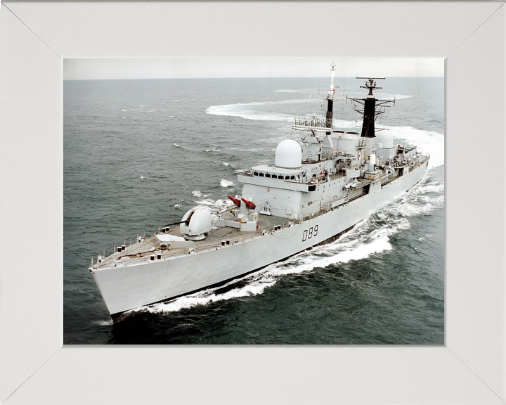 HMS Exeter (D89) Royal Navy Type 42 Destroyer Making Turns Photo Print Wall Art Decor - Posters, Prints, & Visual Artwork - by Hampshire Prints (image 5 of 9)