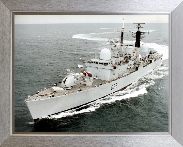 HMS Exeter (D89) Royal Navy Type 42 Destroyer Making Turns Photo Print Wall Art Decor - Posters, Prints, & Visual Artwork - by Hampshire Prints (image 7 of 9)