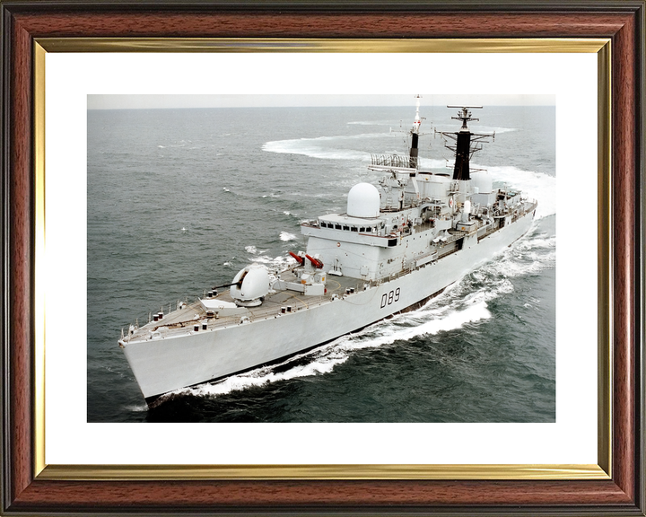 HMS Exeter (D89) Royal Navy Type 42 Destroyer Making Turns Photo Print Wall Art Decor - Posters, Prints, & Visual Artwork - by Hampshire Prints (image 8 of 9)