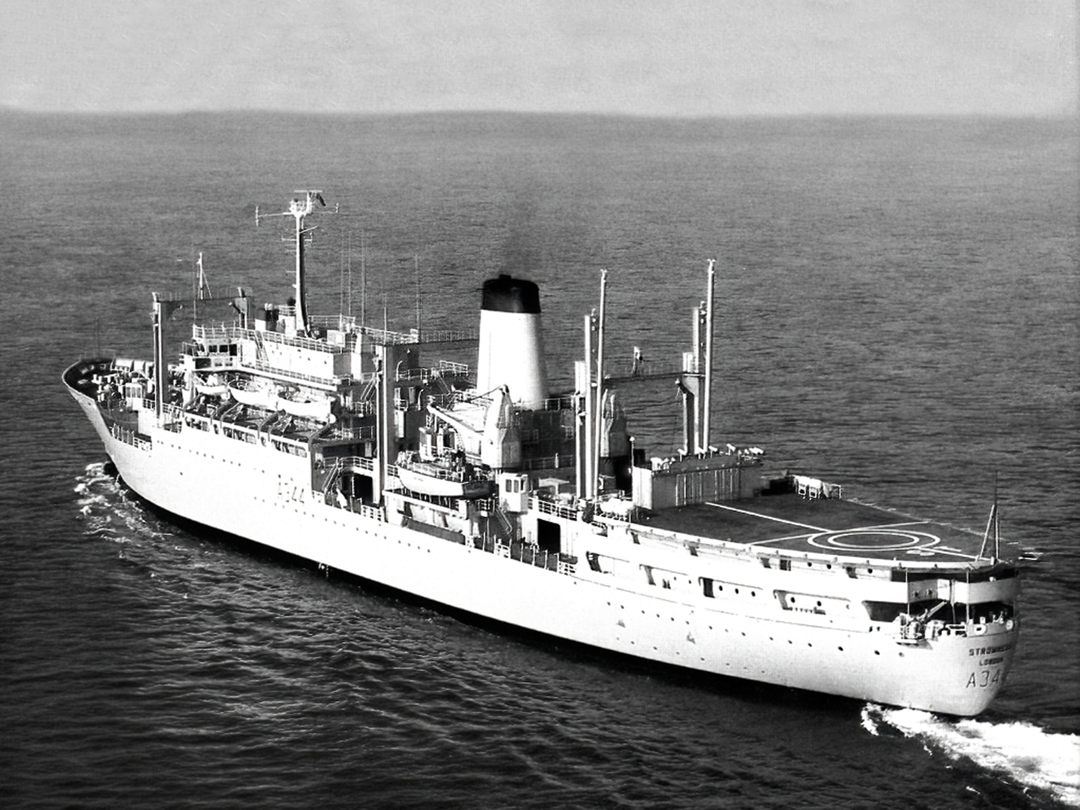 RFA Stromness A344 Stores Ship 1976