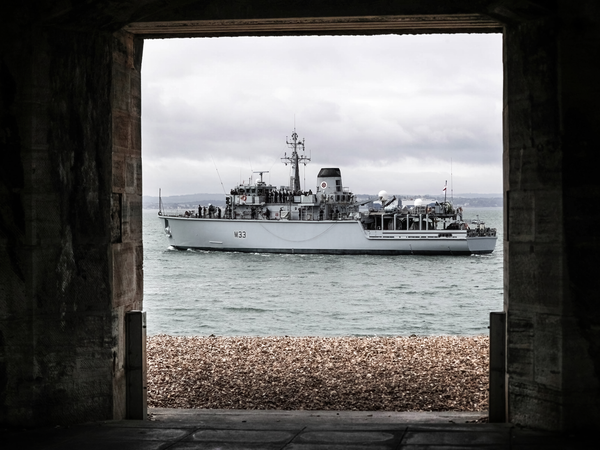 HMS Brocklesby M33 Hunt Class Mine Warfare Vessel June 2018