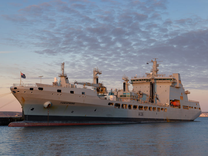 RFA Tidespring A136 | Photo Print | Framed Print | Tide class | Tanker | Royal Fleet Auxiliary Hampshire Prints
