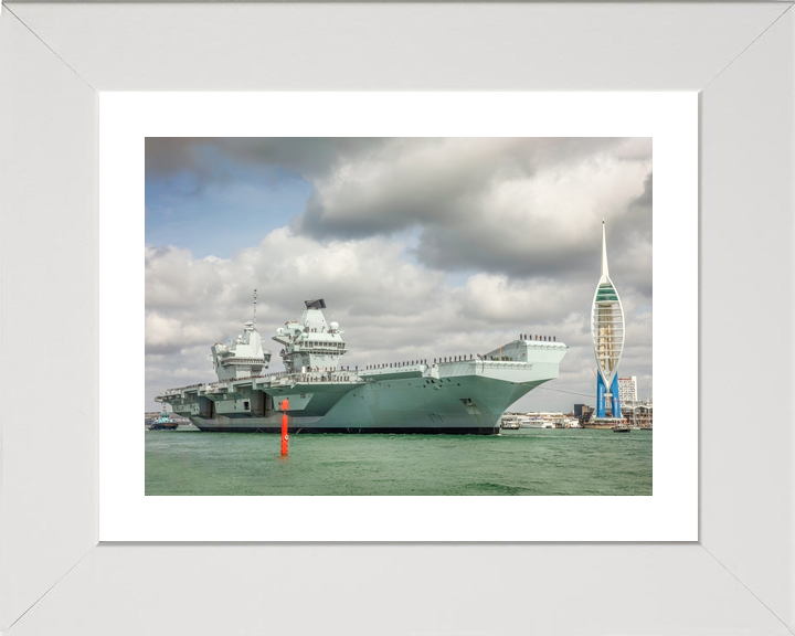 HMS Queen Elizabeth R08 Queen Elizabeth Class Aircraft Carrier August 2019 Photo Print - Posters, Prints, & Visual Artwork - by Hampshire Prints (image 4 of 9)