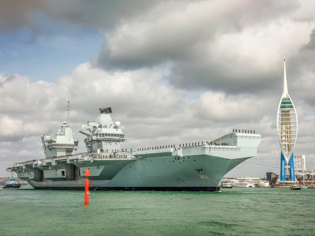 HMS Queen Elizabeth R08 Queen Elizabeth Class Aircraft Carrier August 2019 Photo Print - Posters, Prints, & Visual Artwork - by Hampshire Prints (image 1 of 9)