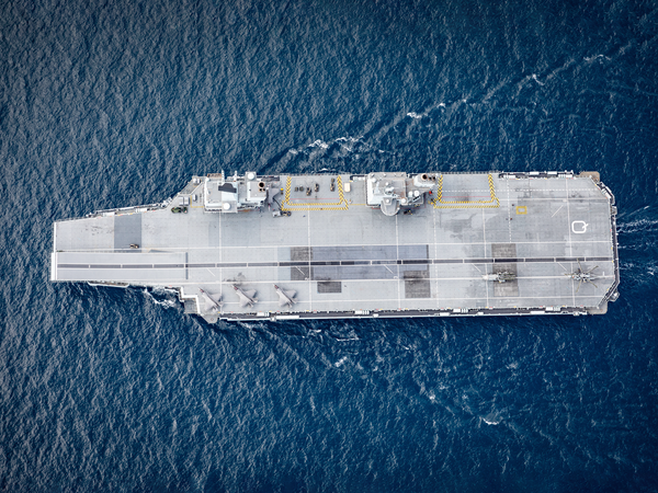 HMS Queen Elizabeth R08 Queen Elizabeth Class Aircraft Carrier October 2019