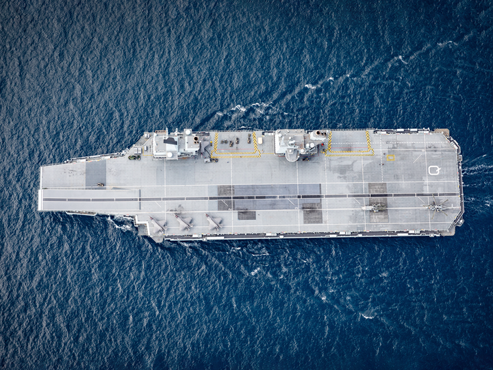 HMS Queen Elizabeth R08 Queen Elizabeth Class Aircraft Carrier October 2019 Photo Print - Posters, Prints, & Visual Artwork - by Hampshire Prints (image 1 of 9)