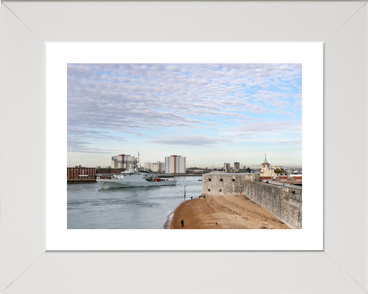 HMS Medway P223 River Class Patrol Vessel January 2020 Leaving Portsmouth Photo Print - Posters, Prints, & Visual Artwork - by Hampshire Prints (image 4 of 9)