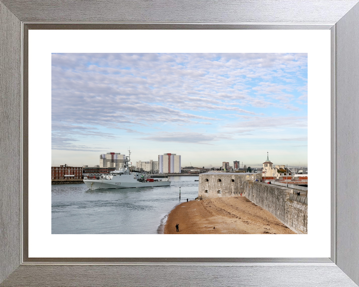 HMS Medway P223 River Class Patrol Vessel January 2020 Leaving Portsmouth Photo Print - Posters, Prints, & Visual Artwork - by Hampshire Prints (image 6 of 9)