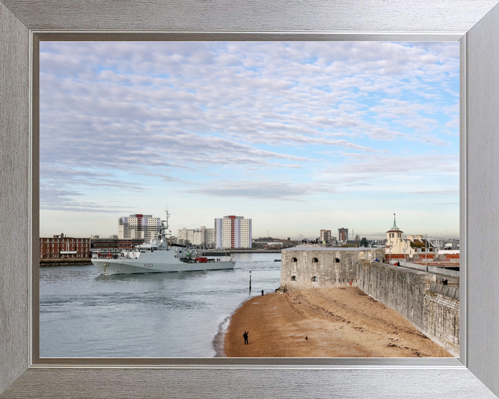 HMS Medway P223 River Class Patrol Vessel January 2020 Leaving Portsmouth Photo Print - Posters, Prints, & Visual Artwork - by Hampshire Prints (image 7 of 9)