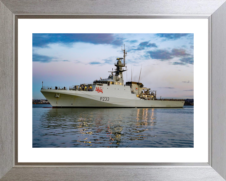 HMS Tamar P233 River Class Patrol Vessel January 2021 Port Beam Photo Print - Posters, Prints, & Visual Artwork - by Hampshire Prints (image 6 of 9)