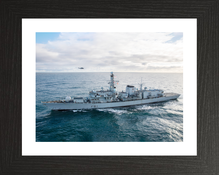 HMS Sutherland F81 Type 23 Frigate February 2020 Port Beam View