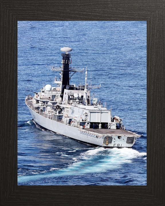 HMS Sutherland F81 Type 23 Frigate April 2017 Stern View Photo Print - Posters, Prints, & Visual Artwork - by Hampshire Prints (image 3 of 9)