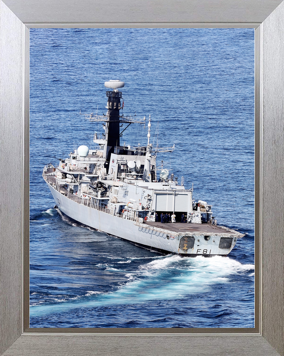 HMS Sutherland F81 Type 23 Frigate April 2017 Stern View Photo Print - Posters, Prints, & Visual Artwork - by Hampshire Prints (image 7 of 9)