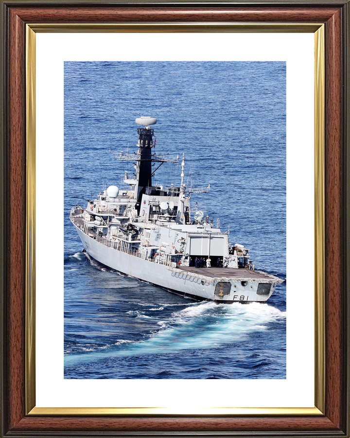 HMS Sutherland F81 Type 23 Frigate April 2017 Stern View Photo Print - Posters, Prints, & Visual Artwork - by Hampshire Prints (image 8 of 9)