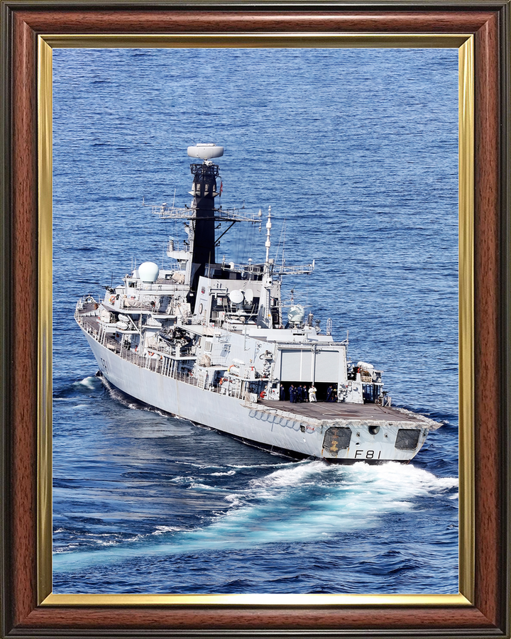 HMS Sutherland F81 Type 23 Frigate April 2017 Stern View Photo Print - Posters, Prints, & Visual Artwork - by Hampshire Prints (image 9 of 9)
