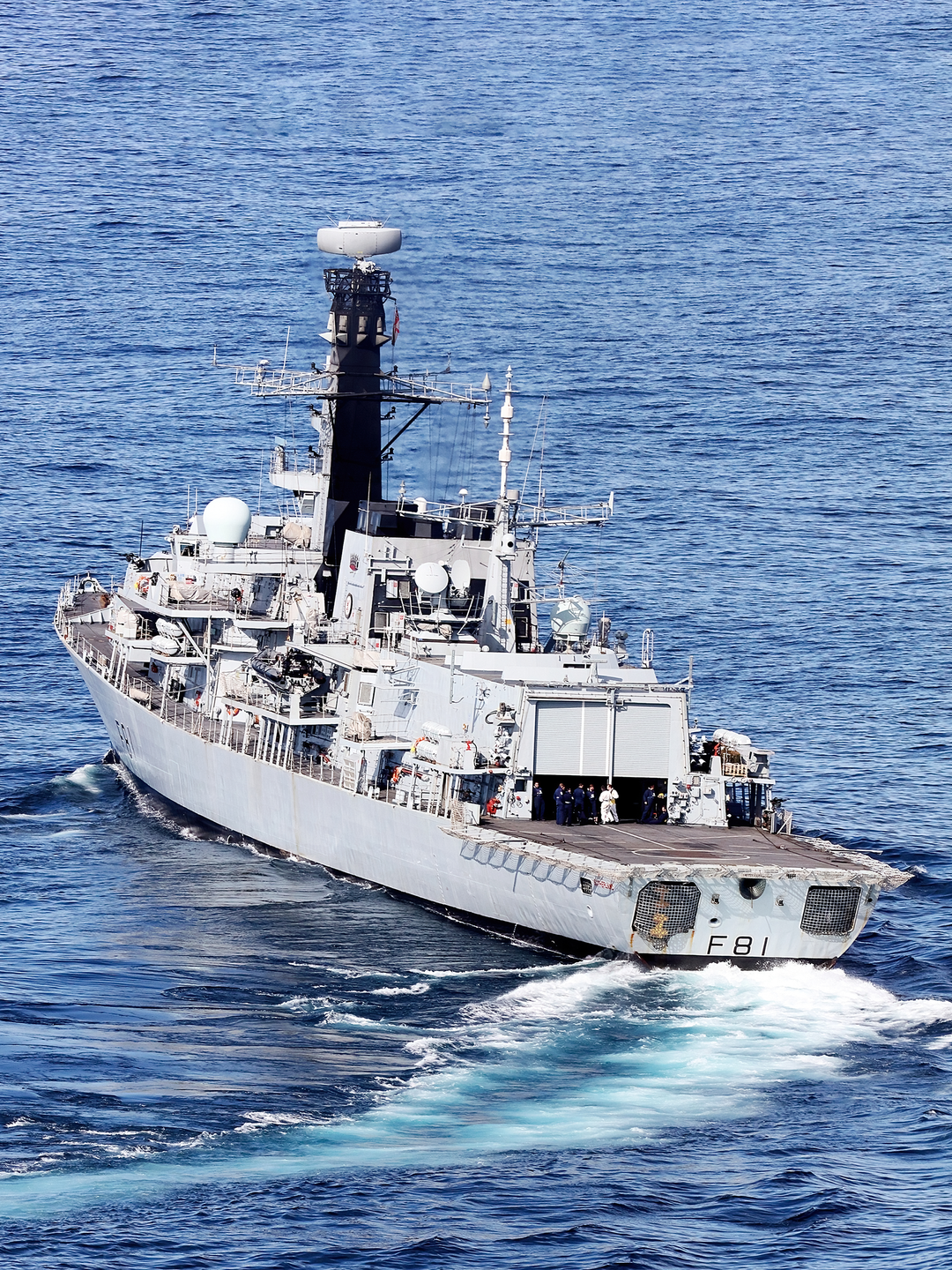 HMS Sutherland F81 Type 23 Frigate April 2017 Stern View Photo Print - Posters, Prints, & Visual Artwork - by Hampshire Prints (image 1 of 9)