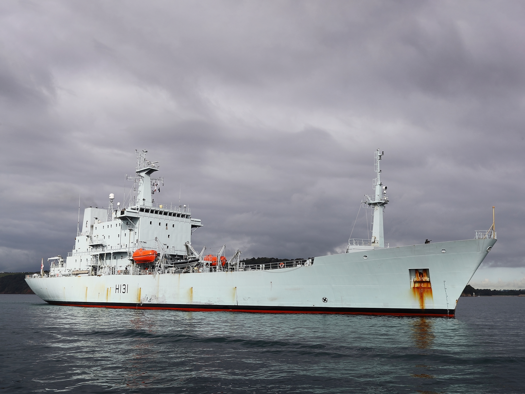 HMS Scott H131 Ocean Survey Vessel Warship Starboard View Photo Print - Posters, Prints, & Visual Artwork - by Hampshire Prints (image 1 of 9)