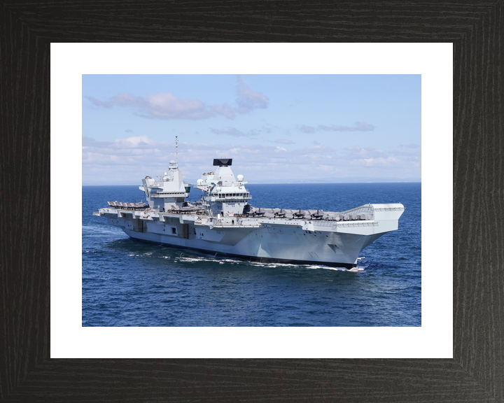 HMS Queen Elizabeth R08 Queen Elizabeth Class Aircraft Carrier May 2021 Starboard View Photo Print - Posters, Prints, & Visual Artwork - by Hampshire Prints (image 2 of 9)