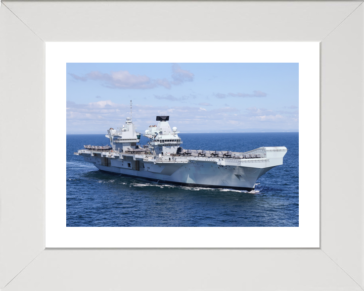 HMS Queen Elizabeth R08 Queen Elizabeth Class Aircraft Carrier May 2021 Starboard View Photo Print - Posters, Prints, & Visual Artwork - by Hampshire Prints (image 4 of 9)