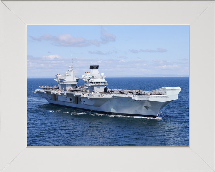 HMS Queen Elizabeth R08 Queen Elizabeth Class Aircraft Carrier May 2021 Starboard View Photo Print - Posters, Prints, & Visual Artwork - by Hampshire Prints (image 5 of 9)