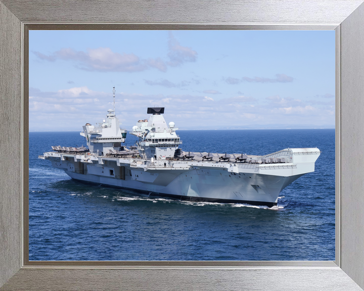 HMS Queen Elizabeth R08 Queen Elizabeth Class Aircraft Carrier May 2021 Starboard View Photo Print - Posters, Prints, & Visual Artwork - by Hampshire Prints (image 7 of 9)