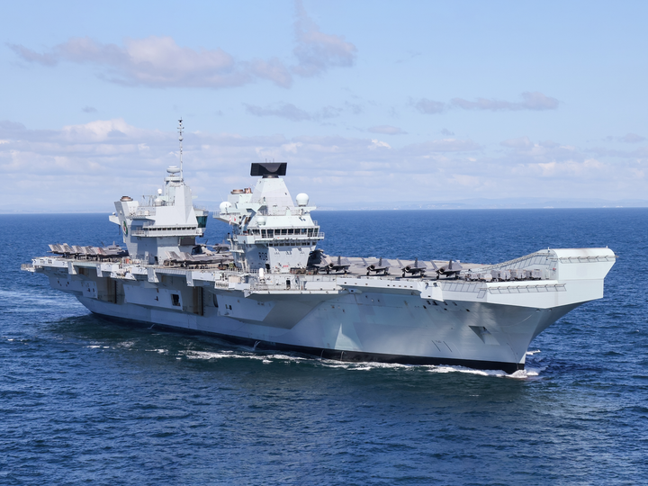 HMS Queen Elizabeth R08 Queen Elizabeth Class Aircraft Carrier May 2021 Starboard View Photo Print - Posters, Prints, & Visual Artwork - by Hampshire Prints (image 1 of 9)