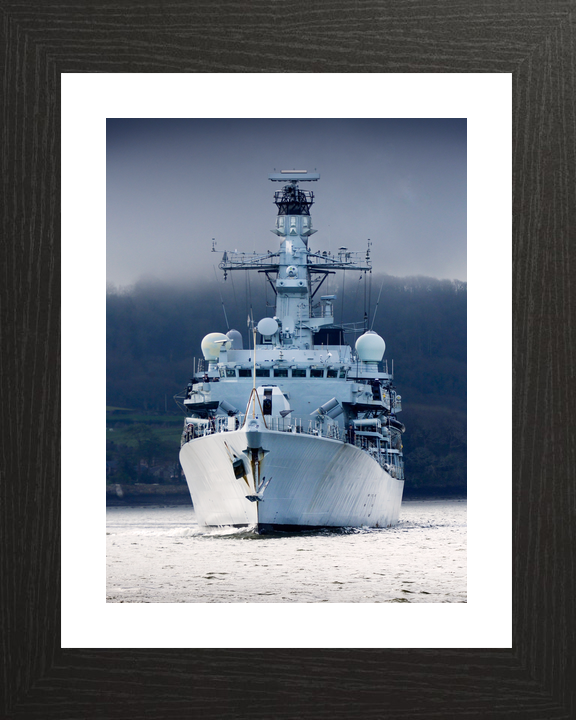 HMS Portland F79 Type 23 Frigate March 2017 Low Bow View Photo Print - Posters, Prints, & Visual Artwork - by Hampshire Prints (image 2 of 9)