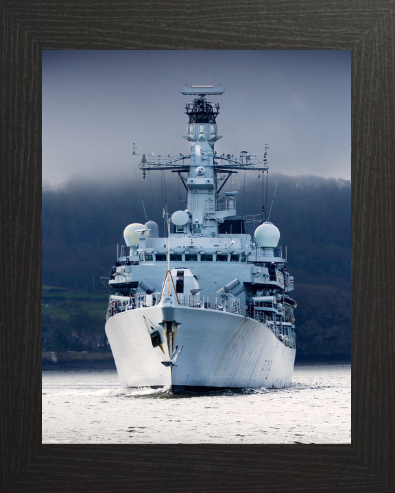 HMS Portland F79 Type 23 Frigate March 2017 Low Bow View Photo Print - Posters, Prints, & Visual Artwork - by Hampshire Prints (image 3 of 9)