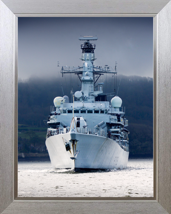 HMS Portland F79 Type 23 Frigate March 2017 Low Bow View Photo Print - Posters, Prints, & Visual Artwork - by Hampshire Prints (image 7 of 9)