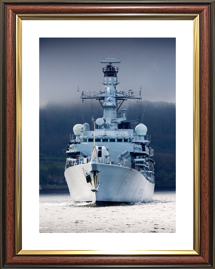 HMS Portland F79 Type 23 Frigate March 2017 Low Bow View Photo Print - Posters, Prints, & Visual Artwork - by Hampshire Prints (image 8 of 9)
