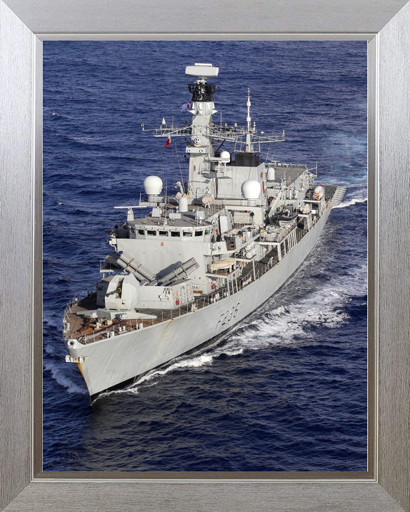 HMS Montrose F236 Type 23 Frigate November 2018 Port Bow View Photo Print - Posters, Prints, & Visual Artwork - by Hampshire Prints (image 7 of 9)