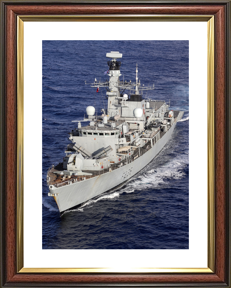 HMS Montrose F236 Type 23 Frigate November 2018 Port Bow View Photo Print - Posters, Prints, & Visual Artwork - by Hampshire Prints (image 8 of 9)