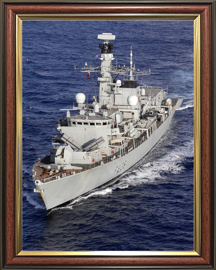 HMS Montrose F236 Type 23 Frigate November 2018 Port Bow View Photo Print - Posters, Prints, & Visual Artwork - by Hampshire Prints (image 9 of 9)