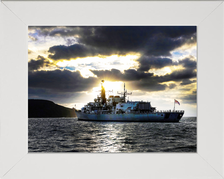 HMS Monmouth F235 Type 23 Frigate December 2018 Photo Print - Posters, Prints, & Visual Artwork - by Hampshire Prints (image 5 of 9)