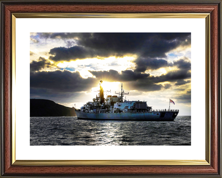 HMS Monmouth F235 Type 23 Frigate December 2018 Photo Print - Posters, Prints, & Visual Artwork - by Hampshire Prints (image 8 of 9)