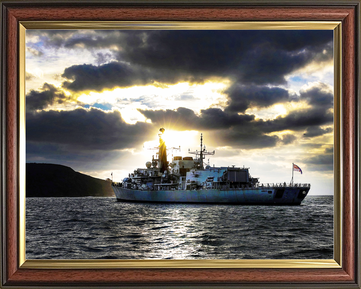 HMS Monmouth F235 Type 23 Frigate December 2018 Photo Print - Posters, Prints, & Visual Artwork - by Hampshire Prints (image 9 of 9)