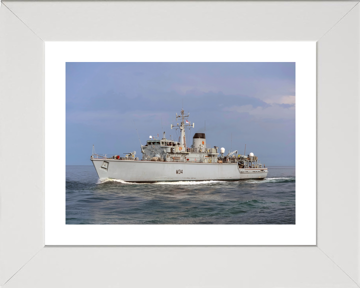 HMS Middleton M34 Hunt Class Mine Warfare Vessel March 2016 Photo Print - Posters, Prints, & Visual Artwork - by Hampshire Prints (image 4 of 9)
